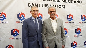 Jaime Chalita Zarur rinde protesta como presidente del CEM en SLP